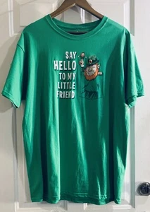 Celebrate "Say Hello To My Little Friend" St Patricks Day Shirt Size L. A6 - Picture 1 of 4