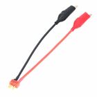 Deans T-Plug male to 44mm Alligator clip 14awg 6" Cable charging Lipo battery