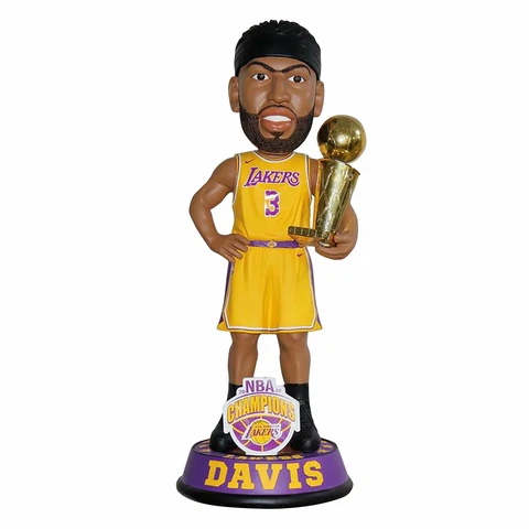 Anthony Davis Los Angeles Lakers 2020 NBA Champions 3 Foot Tall Bobblehead NBA Cover