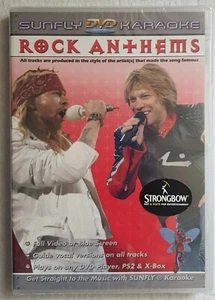 Sunfly karaoke rock anthems DVD  new and sealed * - Imagen 1 de 2