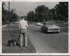 1955 Press Photo Traffic In School Zone Ohio   Nef15944