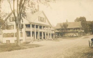 NEW HAMPSHIRE WEST CONCORD HOUSE & STREET 1908 RPO REAL PHOTO POSTCARD VIEW - Picture 1 of 2