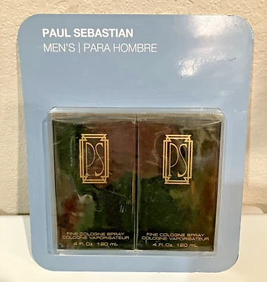 PS Fine Cologne Spray Por Paul Sebastian Hombre Perfume Fragancia 4 OZ Paquete de 2 Nuevo Foto 1 de 4