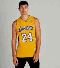 Men's Los Angeles Lakers Kobe Bryant #24 White Swingman Jersey