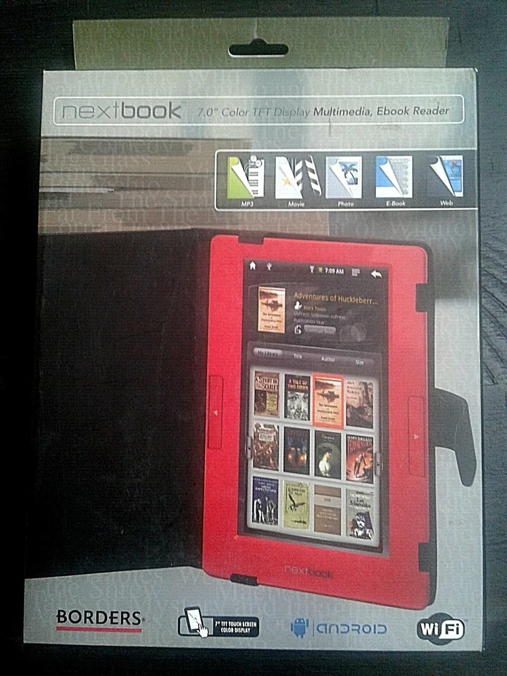 NEW OPEN BOX NextBook NEXT2 7-Inch Touch Screen Android Tablet- RED - Image 1 of 4
