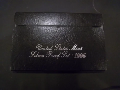 1995-S  Silver Proof Set/ Mint Box & COA Cover