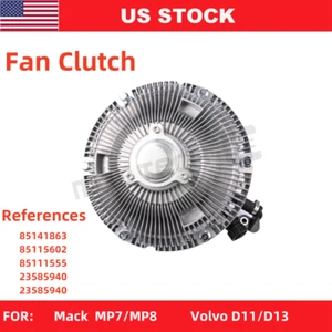 Brand New Fan Clutch For Mack MP7/MP8 Volvo D11/D13 85115602 USA - Picture 1 of 3