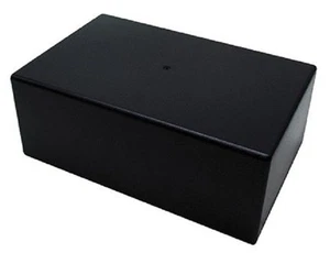 Caja de gabinete utilitario CES todo plástico negro ABS - 64 x 44 x 32 mm # 64G1031B - Imagen 1 de 4