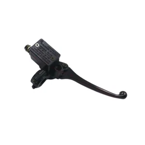 Black 7/8" Right Brake Hydraulic Control Lever For Honda Kawasaki Suzuki CB - Picture 1 of 6