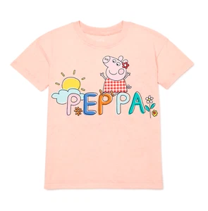 Peppa Pig Kleinkind Mädchen Kurzarm Rundhalsausschnitt T-Shirt - Bild 1 von 5