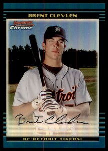 2002 (TIGERS) Bowman Chrome Draft Refractors #49 Brent Clevlen /300