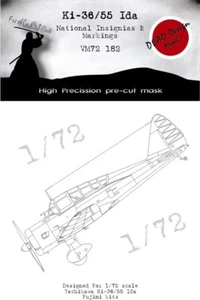 Ki-36/55 Ida Nat. ins. & Markings for 1/72 Fujimi- DEAD Design VM72182 - Picture 1 of 2