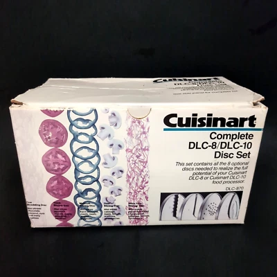Cuisinart Food Processor Complete Disc Set DLC-870 for DLC-8 DLC-10 CFP Basic - Image 1 of 4