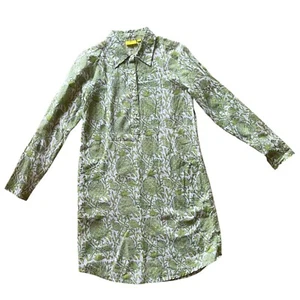 Roberta Roller Rabbit Pineapple leichtes Hemdblusenkleid mit Knöpfen Damen XS Sommer - Bild 1 von 7
