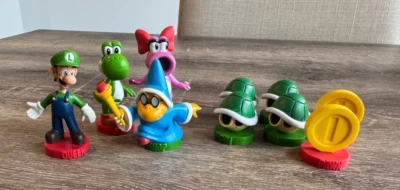 Set of 10 2009 Nintendo Super Mario Chess Game Replacement Pieces Decor Toppers - Image 1 of 4