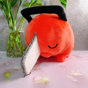 Große Kettensägenmann Pochita Plüschpuppe weiches Stofftier Umarmung Kissen Kissen 17 Zoll - Bild 1 von 3