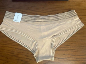 NUEVO CON ETIQUETAS Calvin Klein MUJER (X-GRANDE) MICRO ENCAJE BIKINIQD3672-265 BRONCEADO - Imagen 1 de 4