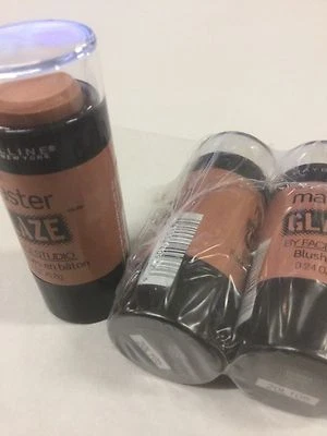 3 X Maybelline Master Glaze by Face Studio Blush Stick #40 Warm Nude NEW. - Image 1 of 4