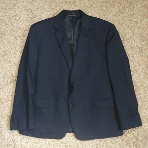 Blazer Lauren Ralph Lauren Etiqueta Negra Azul Marino Para Hombres 46S Lana Poliéster Elástico - Imagen 1 de 10