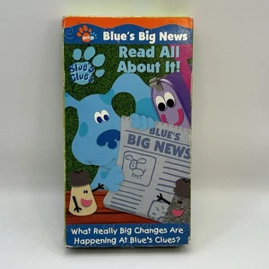 Blue’s Clues Read All About It VHS 2001 Nick Jr Video Tape Nickelodeon Kids Show - Picture 1 of 10