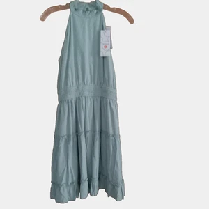 Sun Dress by Syzri/Halter/Ruffles/Size Small/New w/tags/Skirt is Lined - Picture 1 of 6