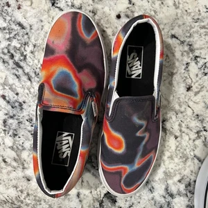 Vans Classic Slip On Slide Shoe Dark Aura Tie Dye Size Men’s 6 Women’s 7.5 - Picture 1 of 7