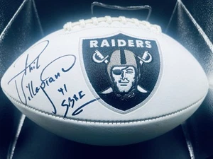 PHIL VILLAPIANO Signed LTD ED OAKLAND RAIDERS Football JSA COA - Picture 1 of 3