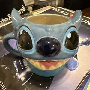 Disney Stitch 12 Ounce 3-D Ceramic Sculpted Mug - NEW - Picture 1 of 5