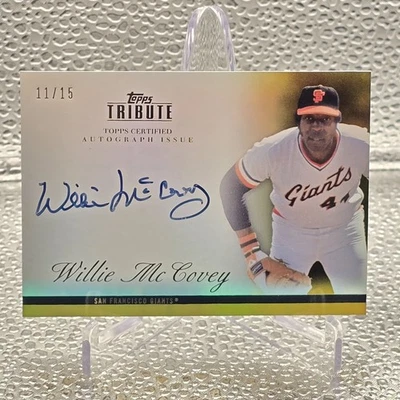 2012 Topps Tribute - Autographs Willie McCovey #TA-WMC 11/15 (AU) - Image 1 of 2