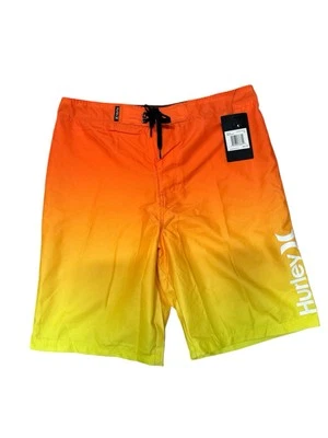 Hurley Ombre Boardshorts Boys' 16/28 Starfish Orange 9" Inseam - Image 1 of 4