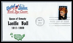 US FDC # 3523 34c Lucille Ball unknown S.Cancel 2001, 9Q2956 - Picture 1 of 1