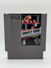 Donkey Kong ( Nintendo NES, 1986 ) Cart Only - Clean Label - Authentic - TESTED