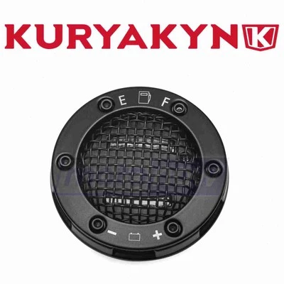 Kuryakyn Mesh Fuel and Battery Gauges for 2004-2007 Harley Davidson FLHRS sn Foto 1 de 4