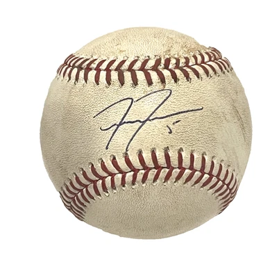 PSA + MLB COA Freddie Freeman Signed Auto GAME USED Baseball 2024 Dodgers Ball - Image 1 of 4