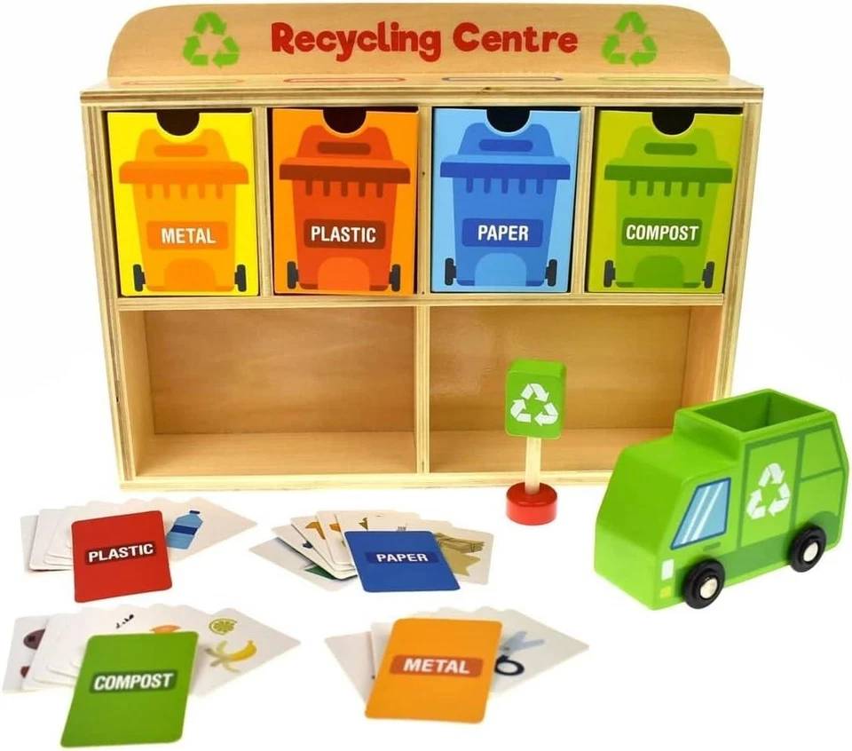 Centro Riciclo Legno Giocattolo Età 3 Anni Più - Immagine 1 di 3