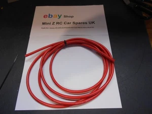 Silicon wire 8AWG RED 0.5m Mini Z Atomic GL Racing Kyosho - Picture 1 of 2