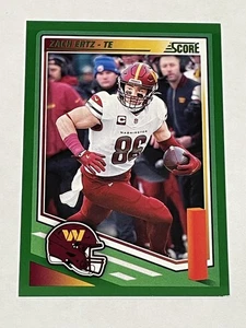 2025 Score Football Green #257 - Zach Ertz - Washington Commanders - Picture 1 of 2