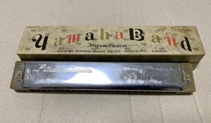 Yamaha Antique 24-Hole Chromatic Harmonica Used Collectible Retro BB6 - Picture 1 of 7