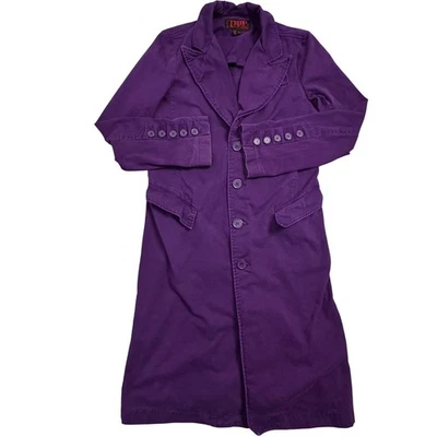 Tripp NYC Purple Cotton Trench Coat Men's Joker - Image 1 of 4
