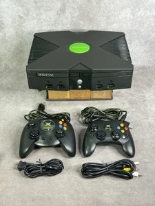 Console Xbox originale e 2 controller e cavi - Foto 1 di 18