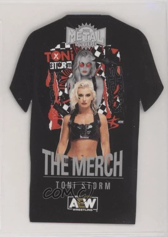 2022 Skybox Metal Universe AEW All Elite Wrestling The Merch Toni Storm #TM-6 - Image 1 of 2