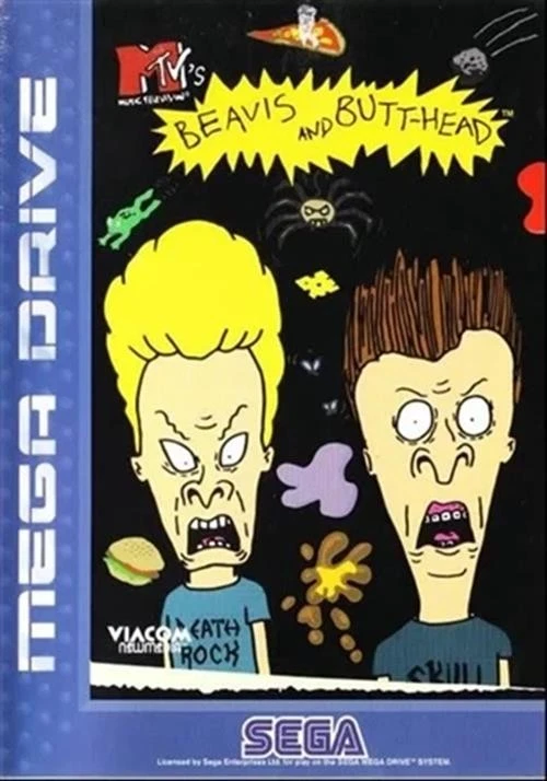 Beavis And Butthead - Sega Mega Drive Action Plaformer Video Game Boxed - Image 1 of 1