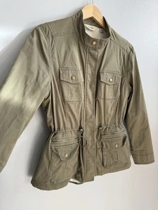 Vintage L.L Bean Freeport Field Utility Jacke in Grün Gr. M Petite Sherpa gefüttert - Bild 1 von 13