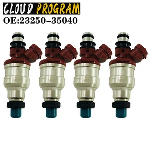 4x Inyector de combustible 23250-35040 para camioneta Toyota 4Runner 88-95 T100 22RE 2,4 L - Imagen 1 de 12