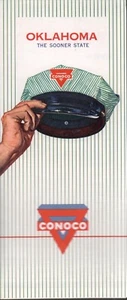 1960 Conoco Road Map: Oklahoma NOS - Bild 1 von 1