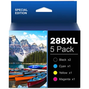 5er Pack Tinte kompatibel für Epson 288XL Expression Home XP-340 XP-330 Drucker - Bild 1 von 5