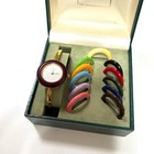 GUCCI Change Bezel White Dial 12 colors Women