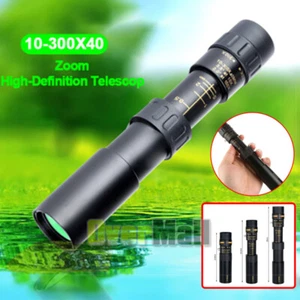10-300X40mm Telescopio Monocular Potente Zoom De Largo Alcance Vision Nocturna - Picture 1 of 14