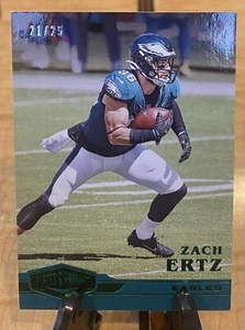 2020 Panini Plates & Patches Football /25 Zach Ertz Green SSP- Eagles/Cardinals - Picture 1 of 3