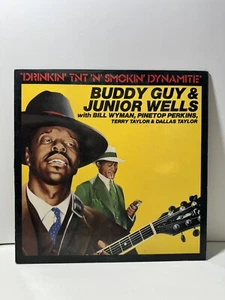 BUDDY GUY & JUNIOR WELLS Drinkin TNT LP 1982 Blind Pig BP1182 Blues Vinyl - Picture 1 of 3